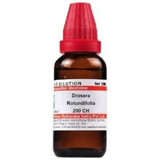 Dr Willmar Schwabe India Drosera Rotundifolia 200 CH, 30ML (Pack of 2)