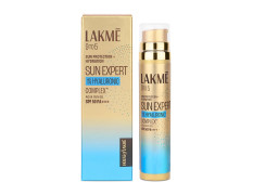 LAKMÉ Sun Expert 1% Hyaluronic water-light Sunscreen gel SPF 50 Pa++++ Best for Oily Skin | Even toned & Glowing Skin | Non-Sticky| Helps reduce pigmentation | UVA/B Protection, No White Cast 56G