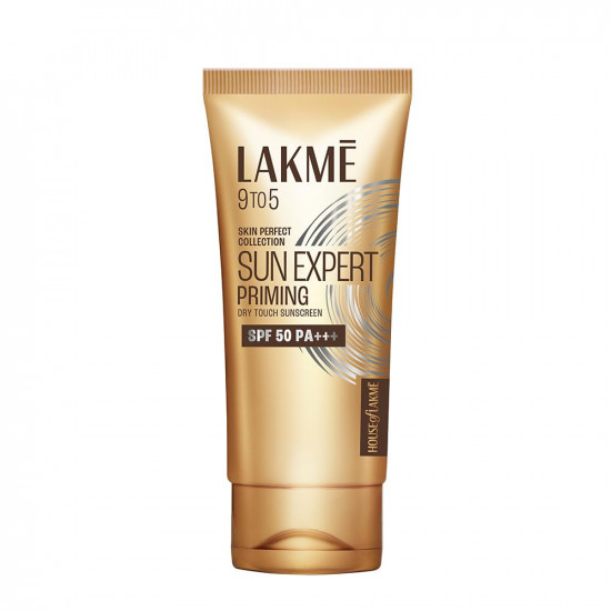 Lakme Sun Expert Primer + Sunscreen, SPF 50 PA+++ for UVA/B, mattifying for makeup lovers