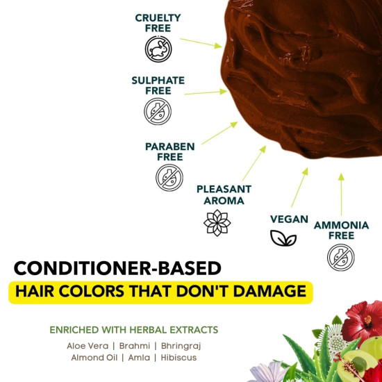 Paradyes Lighten Up! Bleach Pack + Earthy Hair Color Sample Box (Chocolate Brown, Coffee Brown, Ginnger Copper, Bekaraar Burgundy and Honey Blonde)