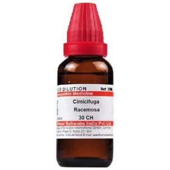 Dr. Willmar Schwabe India Cimicifuga Racemosa 30 CH, 30ML (Pack of 2)