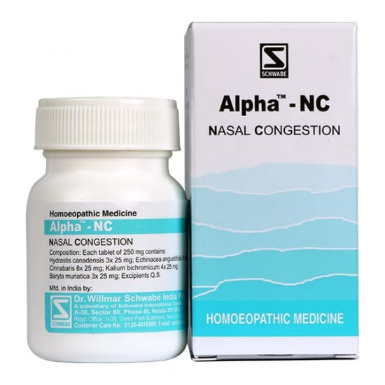 Dr. Willmar Schwabe India Alpha -NC (Nasal Congestion) 20 GM