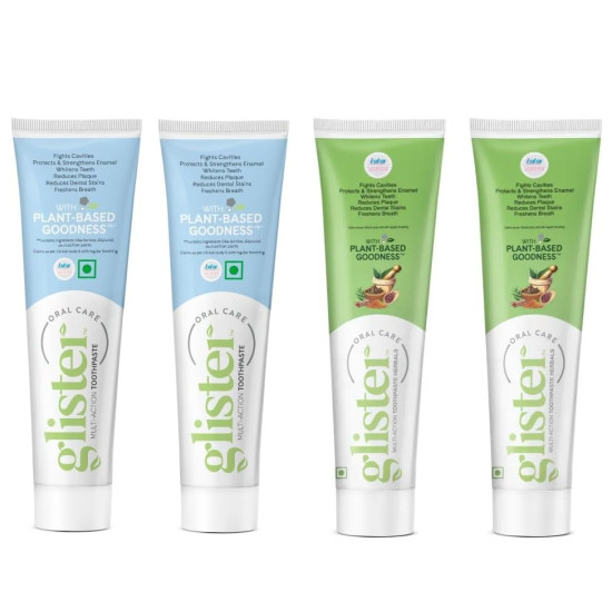 Amway Multi Action ToothPaste 50gm Pack of 2 & Herbal Toothpaste 50gm Pack of 2