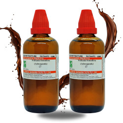 Dr Willmar Schwabe India Withania somnifera (ashwaganda) Q 200ML (100mlx2) || Mother Tincture || Schwabe Homeopathy Medicine