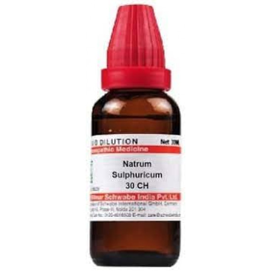 Dr. Willmar Schwabe India Natrum Sulphuricum 30 CH | 30ML (pack of 2)