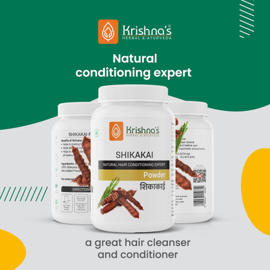Krishna’s Shikakai Powder 100 g| Organic Shikakai Powder for Controlling Hair Fall & Dandruff