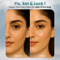 FACESCANADA Ultime Pro Shimmer Makeup Fixer, 100Ml | Long Lasting Makeup Setting Spray | Keeps Makeup Intact | Glamourous Shimmer Finish | Hydrates, Soothes & Refreshes Skin | Alcohol Free