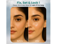 FACESCANADA Ultime Pro Shimmer Makeup Fixer, 100Ml | Long Lasting Makeup Setting Spray | Keeps Makeup Intact | Glamourous Shimmer Finish | Hydrates, Soothes & Refreshes Skin | Alcohol Free