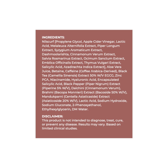 Avimee Herbal Scalptone Dandruff Serum | Anti dandruff hair serum | Helps with Dandruff and Nourishes Scalp | For Men & Women | 25 ml