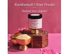 Auravedic Kumkumadi Tailam Ubtan Face Wash For Glowing Skin Kumkumadi Oil Ubtan Powder Face Cleanser For Skin Brightening All Natural Dried Herbs Flowers Paraben Free 60gm