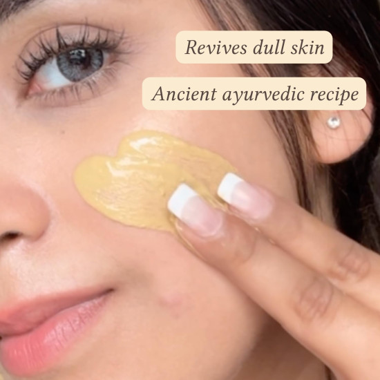 Auravedic Kumkumadi Tailam Ubtan Face Wash For Glowing Skin Kumkumadi Oil Ubtan Powder Face Cleanser For Skin Brightening All Natural Dried Herbs Flowers Paraben Free 60gm