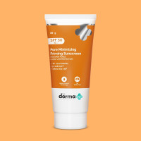 The Derma Co . Pore Minimizing Priming All Skin Type Sunscreen With Spf 50 & Pa+++ For Open Pores & Uva/Uvb Protection - 80 G