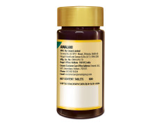 Zandu Amalaki Tablets with 100% Pure Amalaki Extract for Enhanced Immunity & Wellness | Rich in Vitamin C & Antioxidants | Promotes Skincare & Haircare | 100% Safe & Vegetarian | (60 Tabs)