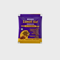 Bakson LAXAT AID GRANULES - 30 X 3 GM (Pack of 30) | Relieves Constipation & Improves Digestion