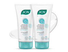 Joy pH 5.5 Hydrating Gel Face Wash with Ceramides 150ml x 2 | Gently Cleanses and Restores Skin Barrier | Ideal for Sensitive Skin