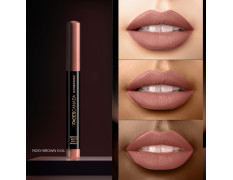 FACES CANADA Ultime Pro HD Intense Matte Lips + Primer - Rosy Brown N04, 1.4g | 9HR Long Stay | Primer Infused For Flawless HD Matte Finish | Intense Color Lightweight Silky Smooth Cream Application