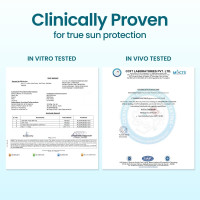 WishCare Niacinamide Oil Balance Fluid Sunscreen SPF 50 PA++++ | In-Vivo Tested | 8Hrs+ SPF Protection | Lightweight, Matte & No White Cast | For All Skin Types | Controls Oil | For Women & Men | 50g