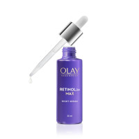 Olay Retinol24 Max Night Serum l Visibly Reduces Fine Lines in 7 Nights | Max Repair, Max Hydration l No Redness or Irritation | Fragrance Free l Normal, Oily, Dry and Combination Skin l 30ml