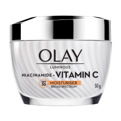 Olay Vitamin C Face Cream with SPF30 l Brightens Skin and Reveals Glow | Smooth Texture with Niacinamide l Paraben and Sulphate Free | Normal, Oily, Dry and Combination Skin l 50g