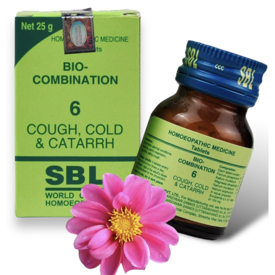 SBL Bio Combination 6 Cough Cold Homeopathy (25g)