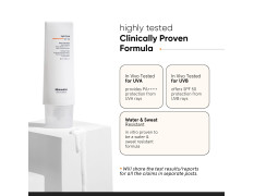 Minimalist Fluid Sunscreen SPF 50 PA++++ | Clinically Tested in US (In-Vivo) | No White Cast | Broad Spectrum | Lightweight, Water & Sweat Resistant | For Women & Men | 50ml