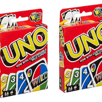 SADVIDHYA Playing Card Game for Family Night, Travel Game & Gift Set for Kids. (Pack of 2)