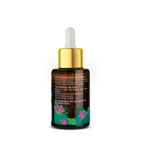 Kapiva Kumkumadi Glow Serum (30Ml) | For Brighter & Glowing Skin | Helps Reduce Dark Spots & Pigmentation