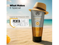 The Man Company Oil-Free Sunscreen SPF50 PA+++ For Men- 50gm | Sunscreen Gel for Oily, Combination & Normal Skin | Broad Spectrum UV A/B Protection | No White Cast | Non-Greasy & Lightweight