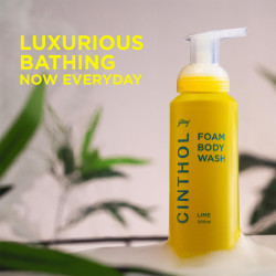Cinthol Lime Foam Body Wash (200ml) | Unique Foam Formula for Moisturized & Irresistibly Soft Skin | Suitable for All Skin Types