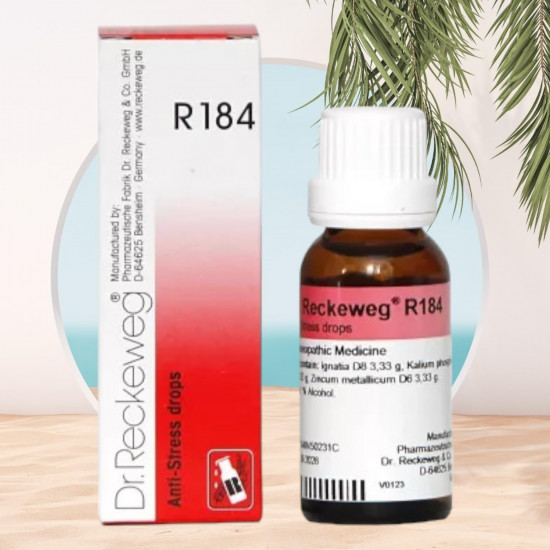 Dr Reckeweg R184 -Anti Stress Drops 22ml Original_Imported