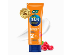 Joy Hello Sun Ultra Matte Sunscreen SPF 50 PA ++++ (100ml) | Protects & Controls Oil | Ultra Light, Water Resistant & No White Cast | SPF50 For Oily, Dry, Acne-prone Skin