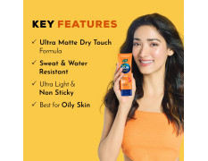 Joy Hello Sun Ultra Matte Sunscreen SPF 50 PA ++++ (100ml) | Protects & Controls Oil | Ultra Light, Water Resistant & No White Cast | SPF50 For Oily, Dry, Acne-prone Skin