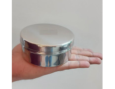 Stainless Steel Small Dabbi Set For Kitchen|Steel Dabbi Set|Steel Boxes For Kitchen|Stainless Steel Small Dabbi Set Of 10 Pcs 50 ml