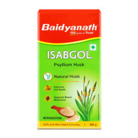 Baidyanath Isabgol (Psyllium Husk) Powder - 200 gm | Healthy Digestive Tract | Rich Source Of Dietary Fibre, Gluten Free | Effectively Relieves Constipation | Supplement For Digestion (Pack of 1)