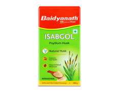 Baidyanath Isabgol (Psyllium Husk) Powder - 200 gm | Healthy Digestive Tract | Rich Source Of Dietary Fibre, Gluten Free | Effectively Relieves Constipation | Supplement For Digestion (Pack of 1)