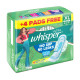 Whisper Ultra Upto No Gap No Leaks Sanitary Pads, 48 XL Pads, For Heavy Flow Protection, With CURVEWEAR™ Technology, Cotton Like Softness, Disposable Wrapper, Locks Odour & Wetness
