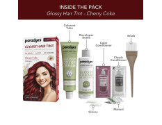 Paradyes No Bleach Cherry Coffee Combo, Ammonia-Free Formula for Natural Black Hair, Coffee Brown Semi-Permanent Top-up Hair Color, Enriched with Herbal Extracts