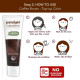 Paradyes No Bleach Cherry Coffee Combo, Ammonia-Free Formula for Natural Black Hair, Coffee Brown Semi-Permanent Top-up Hair Color, Enriched with Herbal Extracts