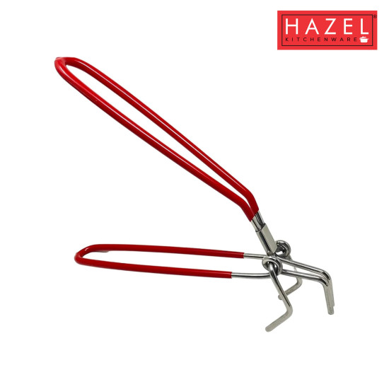HAZEL Stainless Steel Pakad Tongs for Kitchen | Sturay Pakkad, Chimta Utensil Holder Kitchen Tools (Pakkad)