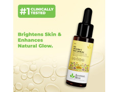 Avimee Herbal 10% Vitamin C Serum for Glowing Skin | Enriched with Hyaluronic Acid | Non Irritating, Safe for Sensitive Skin | Non Sticky | Clinically Proven Formula | For Men and Women| 25 mL