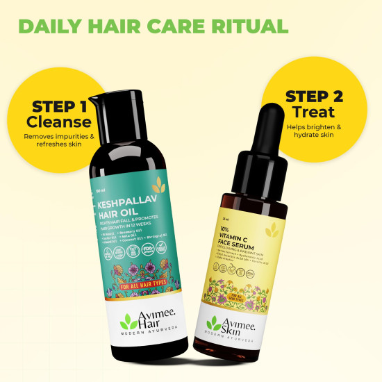 Avimee Herbal 10% Vitamin C Serum for Glowing Skin | Enriched with Hyaluronic Acid | Non Irritating, Safe for Sensitive Skin | Non Sticky | Clinically Proven Formula | For Men and Women| 25 mL Avimee Herbal 10% Vitamin C Serum for Glowing Skin | Enriched with Hyaluronic Acid | Non Irritating, Safe for Sensitive Skin | Non Sticky | Clinically Proven Formula | For Men and Women| 25 mL