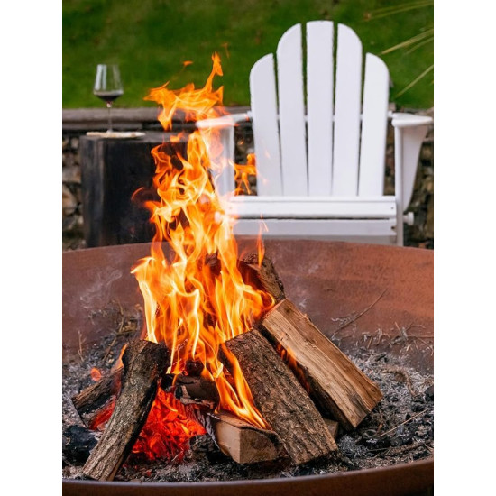 Premium BAMBOOL Multi Purpose Fire Wood Logs (for Grilling,Cooking, Fire Pit, Pizza ovens, Fire Place, Lohri) - Long Firewood (3 KGS)