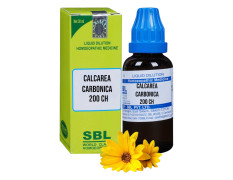 SBL Calcarea Carbonica 200 Homeopathic Medicine - Set of 1 Bottle