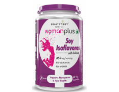 HealthyHey Nutrition Woman Plus Soy Isoflavones with Calcium - 60 Vegetable Capsules