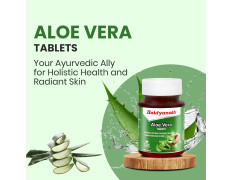 Baidyanath Aloe Vera 60 Tablets | Nutritional Supplement For Healthy Skin And Liver | Eliminates Toxins And Boosts Immune System (Pack of 1)
