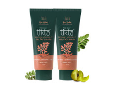 Nat Habit Moringa Vitamin-C Gel Face Wash For Acne, Pimple And Oil Control With Glowing Skin, Paraben & Sulphate Free Face Cleanser For Men & Women (Pack of 2 X 100 g)