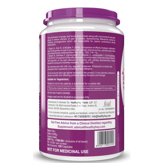 HealthyHey Nutrition Woman Plus OviCare - 120 Vegetable Capsules