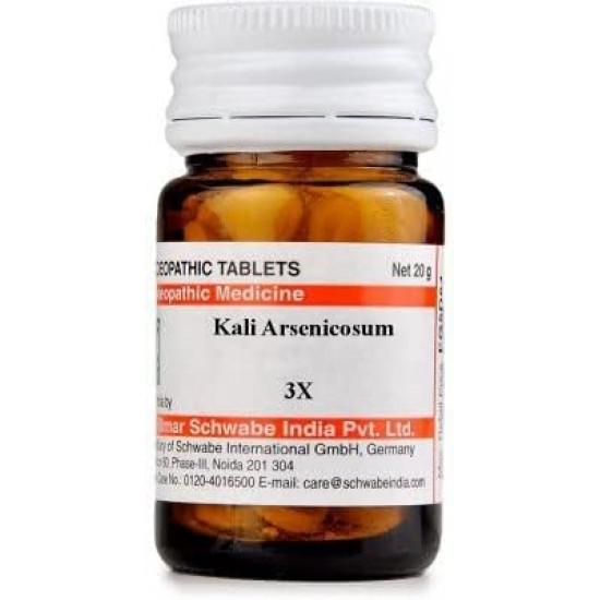 Dr Willmar Schwabe India Kali Arsenicosum Trituration Tablet 3X-| 20GM|
