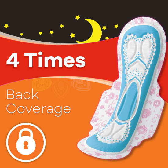 Whisper Ultra Overnight Sanitary Pad For Women With Wings - XXl, 40 Pads