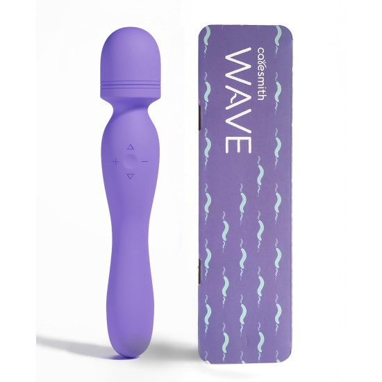 Caresmith Body Wave Massager | Dual Heads | Machine for Pain Relief with 1 Year Warranty | Purple